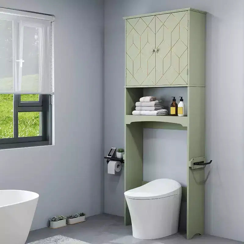 Meuble de rangement pour WC, étagère WC.