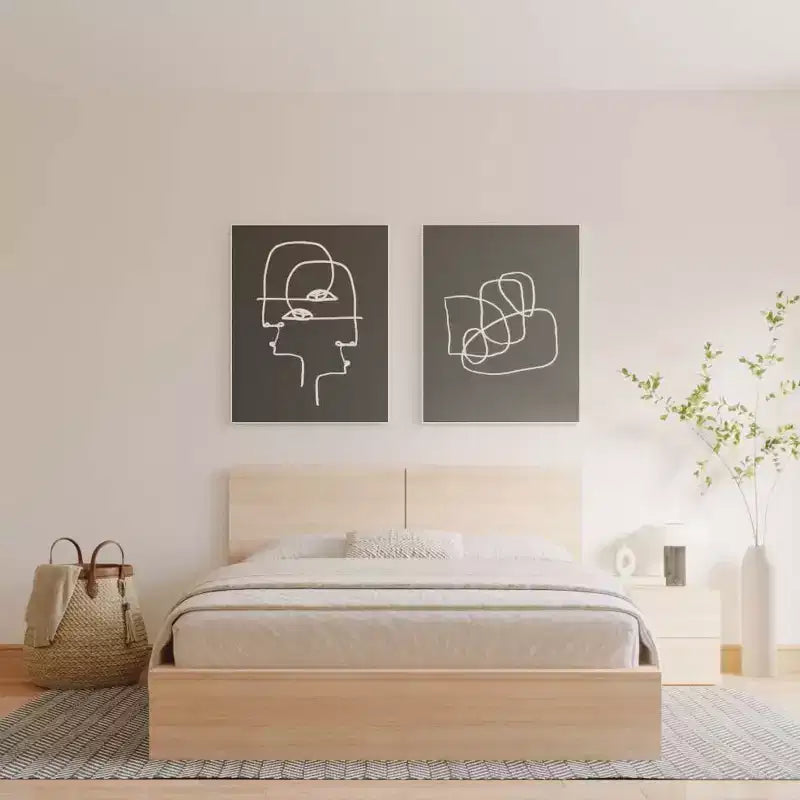 Ensemble de chambre 3 pièces Queen James Nexera