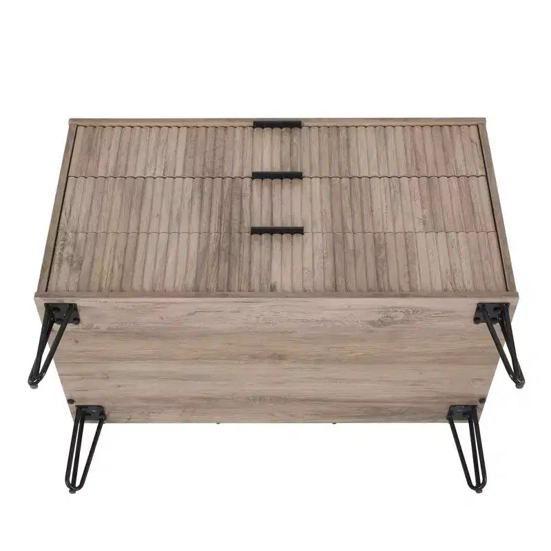 Ensemble commode 5 tiroirs, commode 3 tiroirs et table de chevet Manhattan Comfort Dumbo 3 pièces