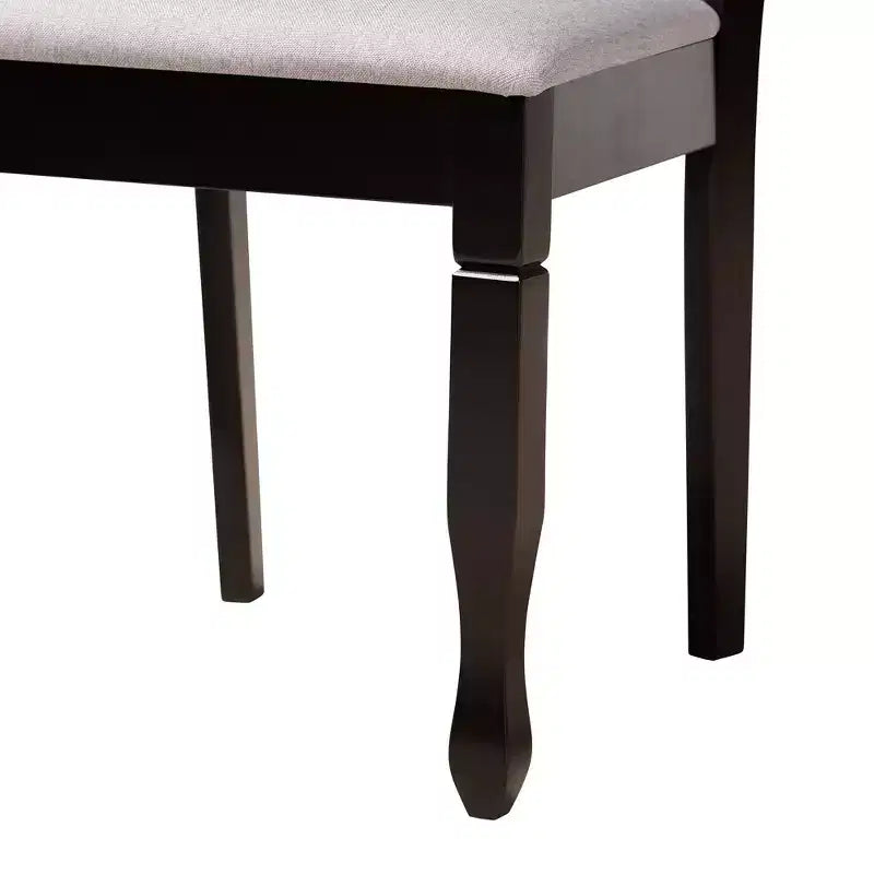 Baxton Studio Aggie, ensemble de 5 meubles de salle à manger modernes en bois