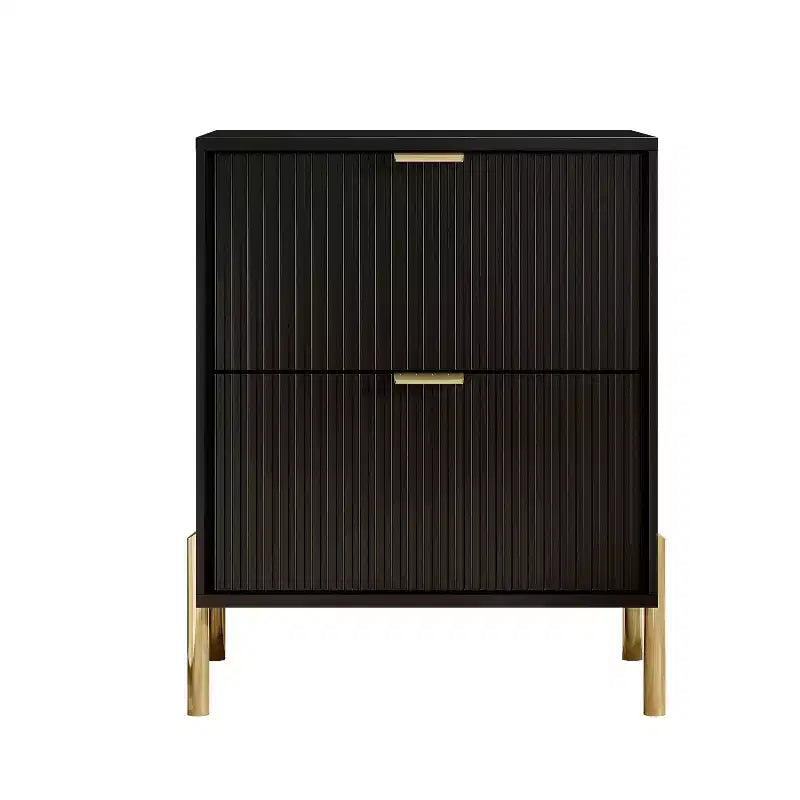 Ensemble de commode de chambre à coucher Festivo 4 pièces « Modern Elegance », une commode à 6 tiroirs et 2 tables de chevet à 2 tiroirs