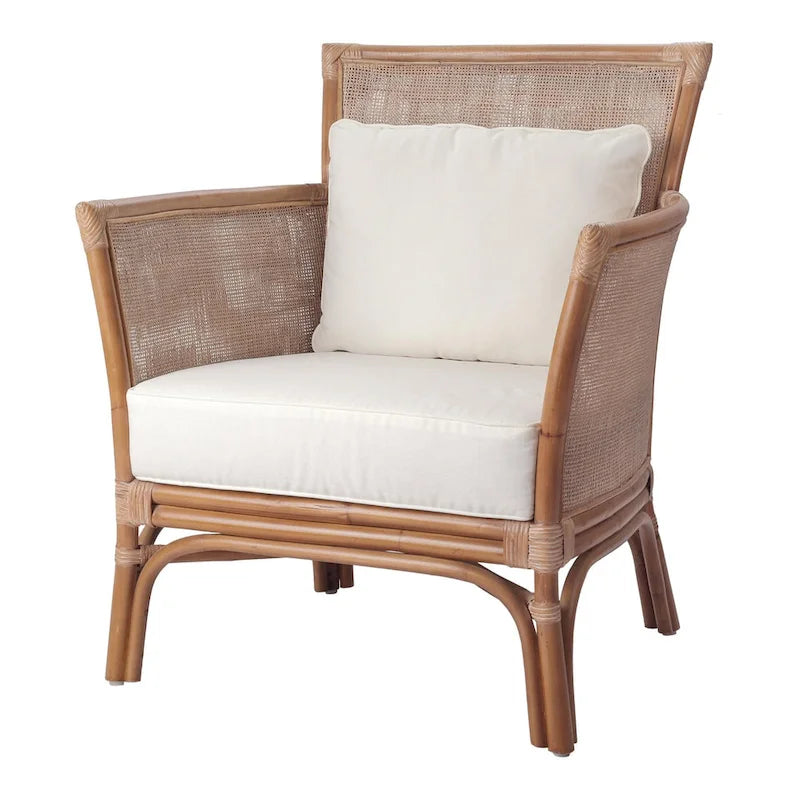 Fauteuil d'appoint en rotin Tatum